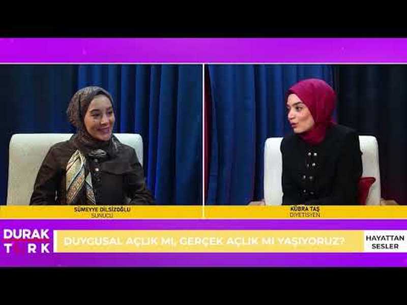 Sümeyye Dilsizoğlu ile Hayattan Sesler konuk Diyetisyen Kübra TAŞ